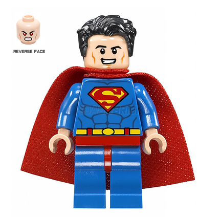 LEGO Minifigure - Superman - Blue Suit, Tousled Hair (2018 Edition) [DC COMICS]