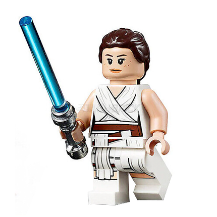 LEGO Minifigure - Rey, White Tied Robe [STAR WARS]