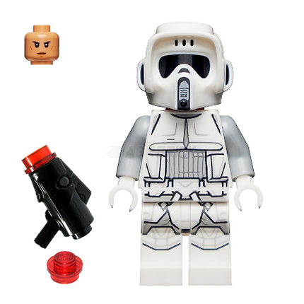 LEGO Minifigure - Imperial Scout Trooper, Hoth (Dual Molded Helmet) - Female [STAR WARS]