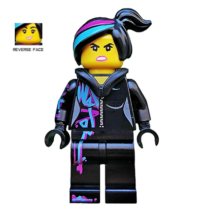 LEGO Minifigure - Lucy Wyldstyle, Lined Hoodie, Open Mouth [The LEGO Movie]